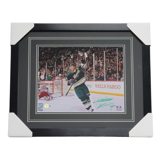 Mikko Koivu Green Jersey Signed & Professionally Framed 11x14 Photo