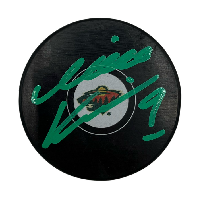 Mikko Koivu Signed Wild Logo Puck