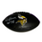 Paul Krause Signed Black Vikings Logo Football w/ HOF 98