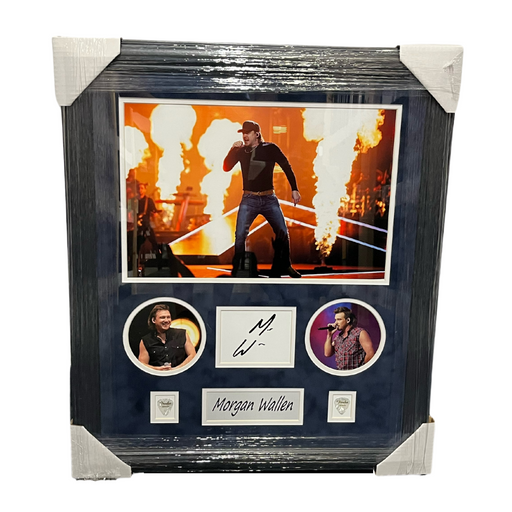Morgan Wallen Framed Replica Signature Display