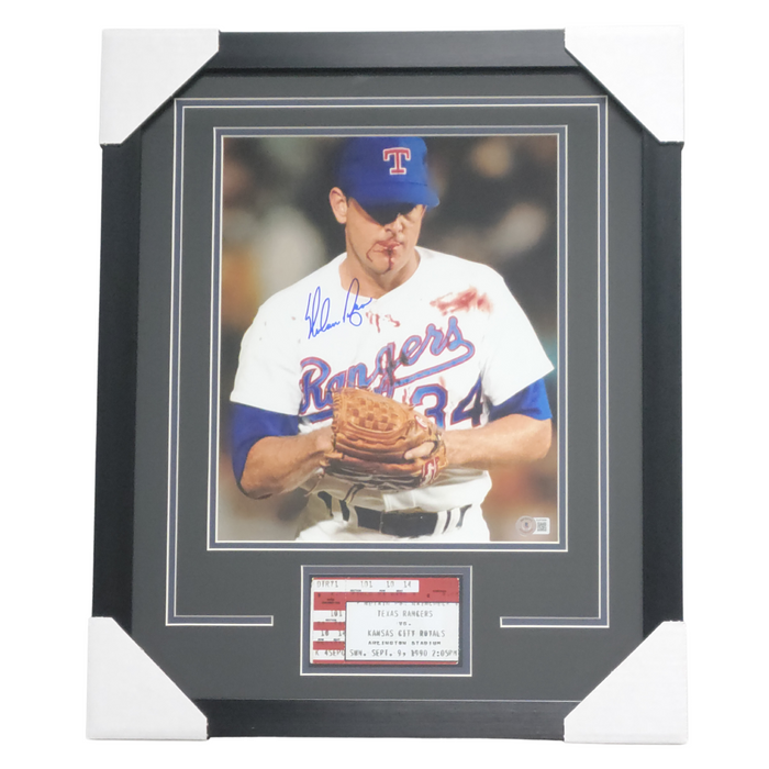 Nolan Ryan Signed & Professionally Framed 11x14 Photo