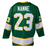Lou Nanne Signed Custom Green Hockey Jersey