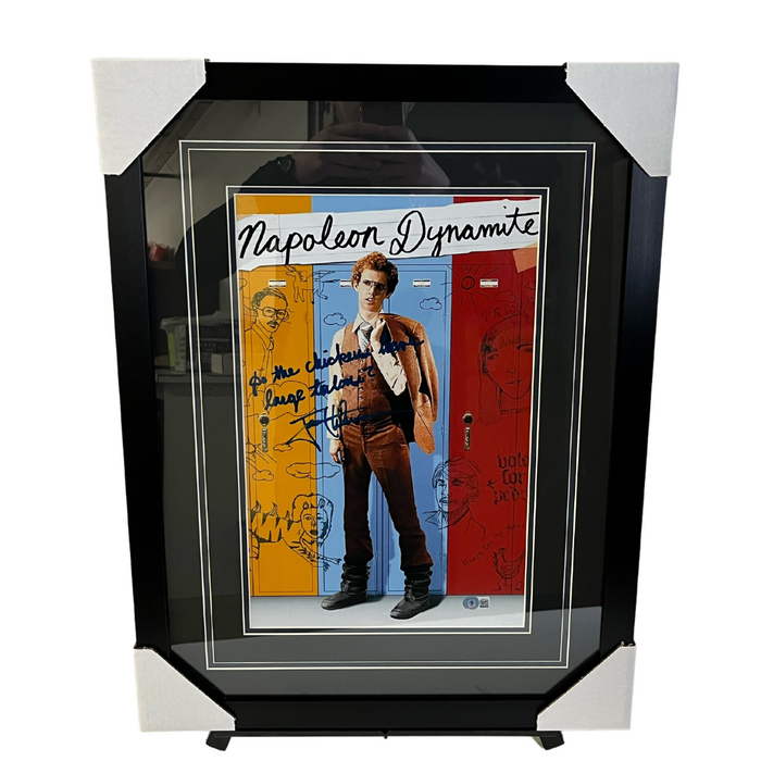 Napoleon Dynamite Poster #2 Signed & Professionally Framed 11x17 Photo w/ Inscription