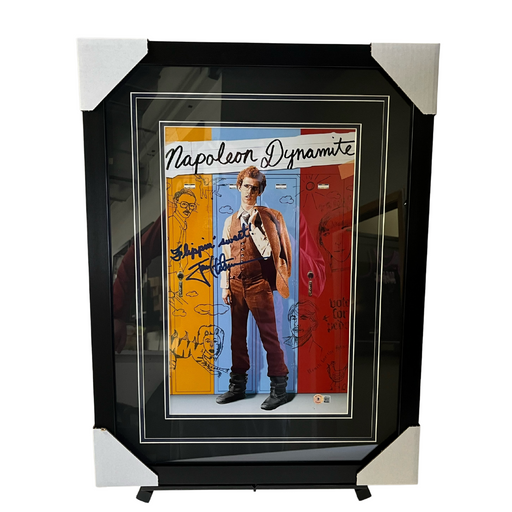 Napoleon Dynamite Poster #3 Signed & Professionally Framed 11x17 Photo w/ 'Flippin Sweet!'