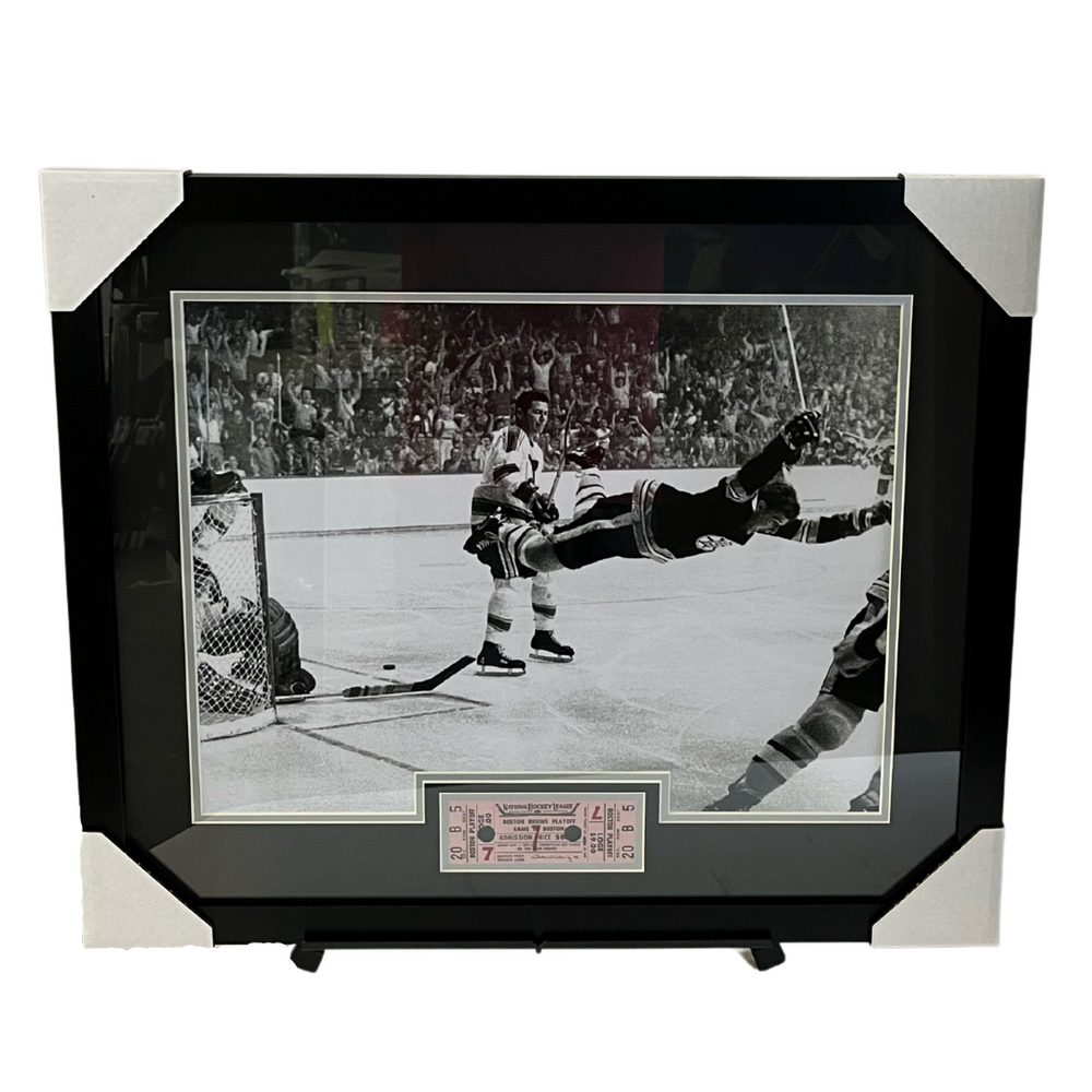 Bobby Orr Professionally Framed 16x20 Replica Ticket Display