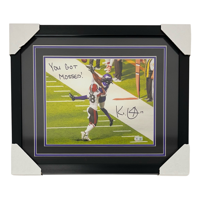 KJ Osborn Signed & Professionally Framed 11x14 #3 Photo w/ 'You Got Mossed!!'