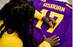 KJ Osborn Signed Custom Holiday Football Jersey