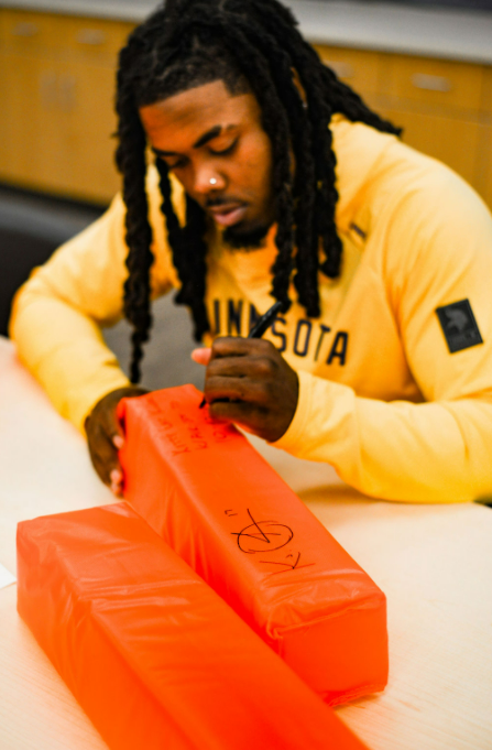 KJ Osborn Signed Replica Pylon w/ Multiple Inscriptions