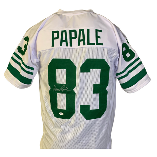 Vince Papale Signed Custom White Football Jersey
