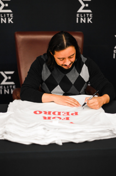 Pedro Signed 'Vote For Pedro' Shirt w/ 'Vote For Me!'