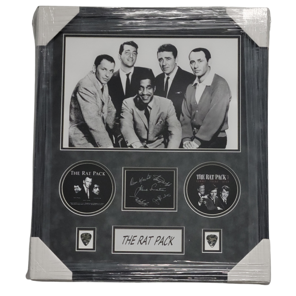 The Rat Pack Framed Replica Signature Display