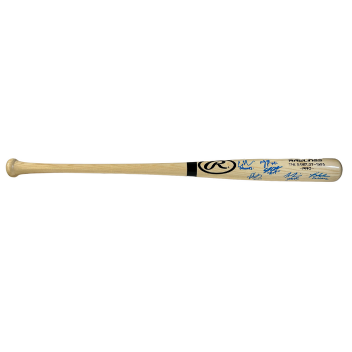 The Sandlot Cast Signed Rawlings Wooden Bat