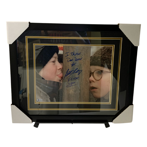 Scott Schwartz Signed & Professionally Framed 11x14 Photo w/ 'I Triple Dog Dare Ya!'