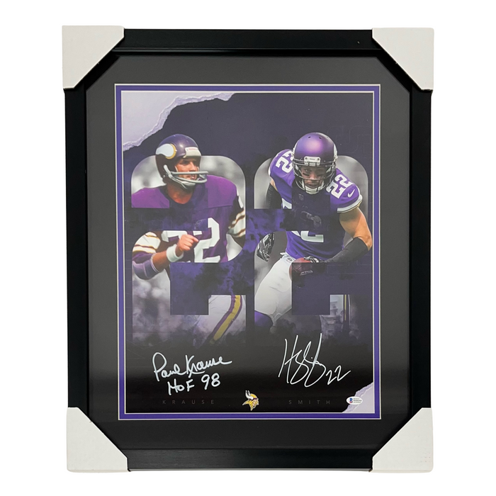 Harrison Smith & Paul Krause Signed & Professionally Framed 16x20 Photo
