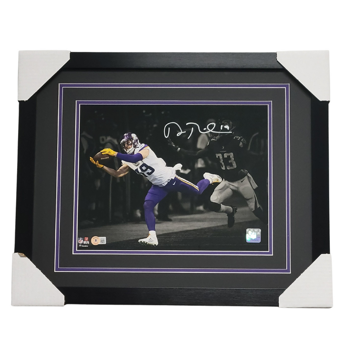 Adam Thielen,#5, Spotlight Catch Signed & Professionally Framed 11x14 Photo