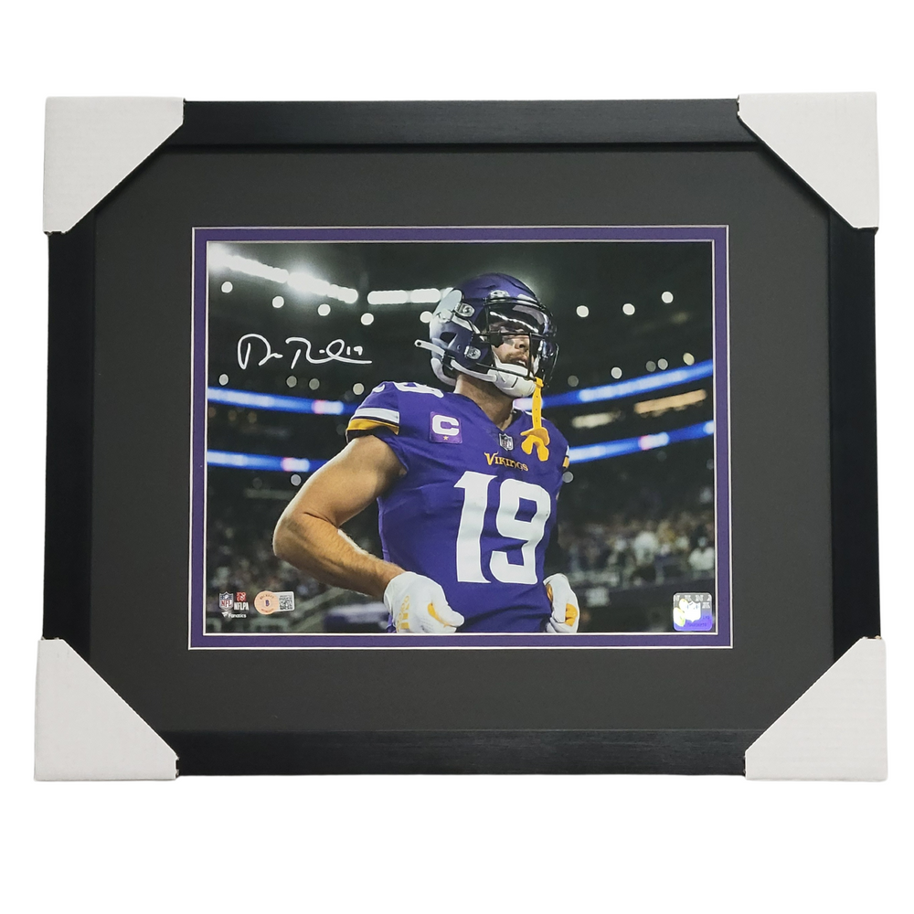 Adam Thielen #1-  'Close Up' Signed & Professionally Framed 11x14 Photo