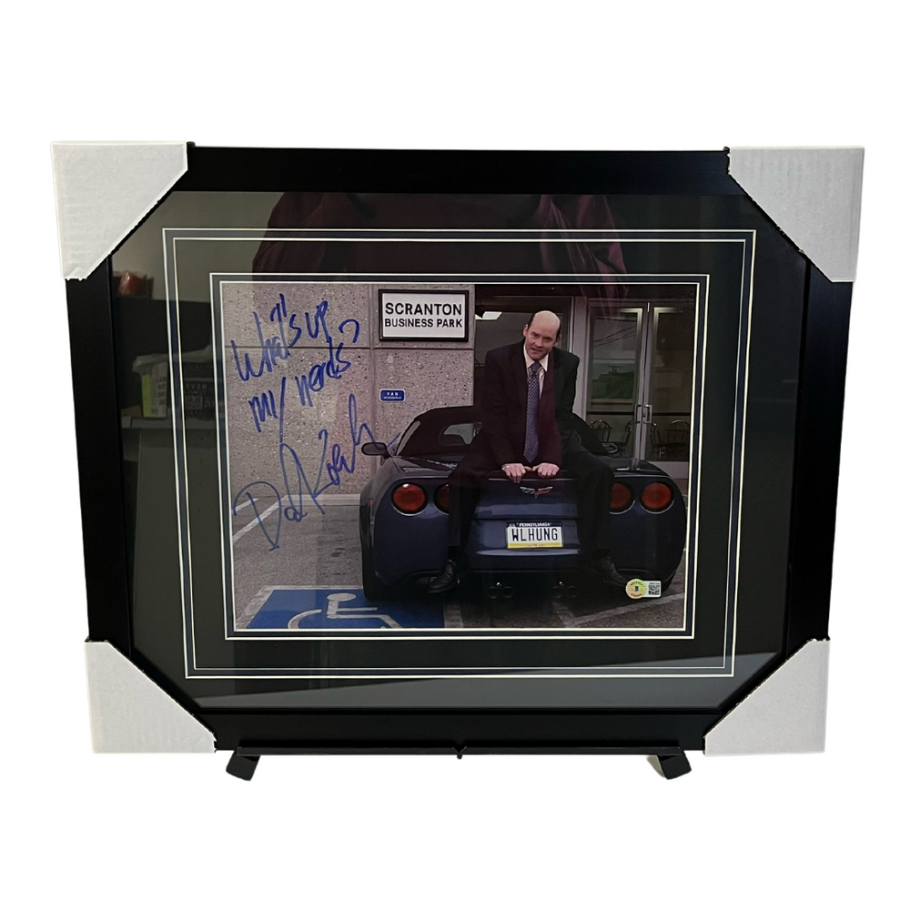 David Koechner The Office Signed & Professionally Framed 11x14 Photo w/ Inscription