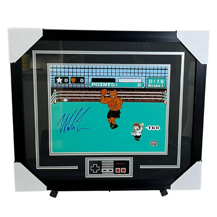 Mike Tyson Punch Out Signed & Professionally Framed 11x14 Photo