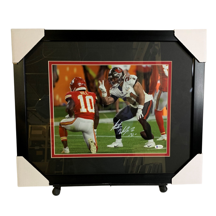 Antoine Winfield Jr Peace Signed & Professionally Framed 11x14 Photo