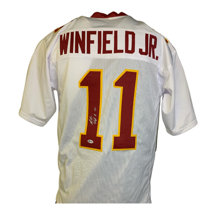 Antoine Winfield Jr Signed Custom White College Football Jersey