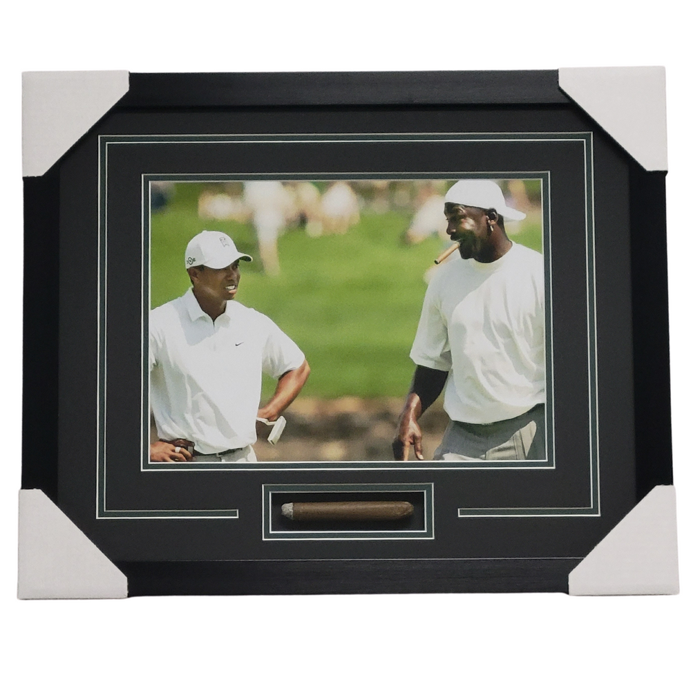 Michael Jordan & Tiger Woods Professionally Framed 11x14 Display