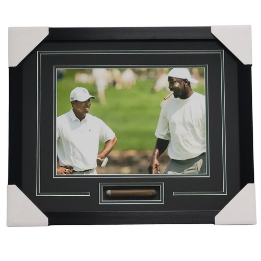 Michael Jordan & Tiger Woods Professionally Framed 11x14 Display